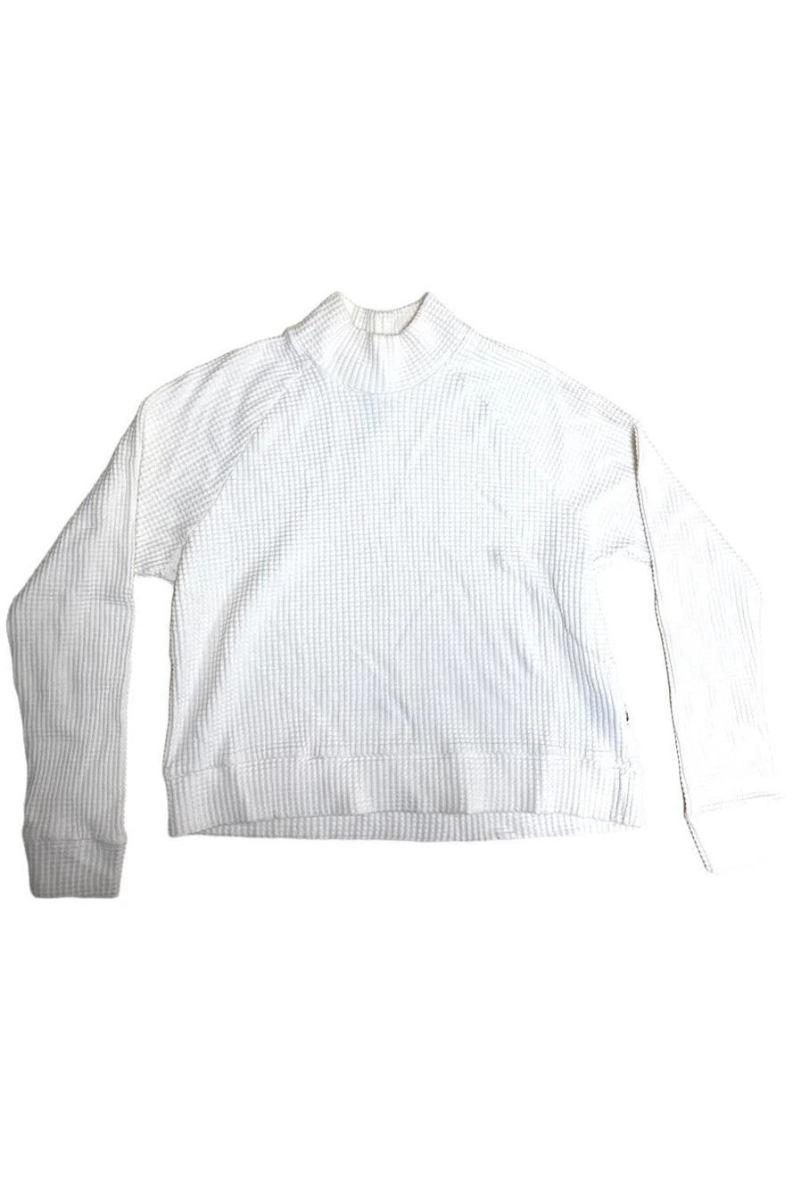 The North Face Women’s Long-Sleeve Mock Neck Chabot White - Regular